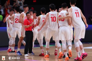 中国男篮外线火力惊人 41.2%三分准度领跑赛事 罚球78.4%位列次席